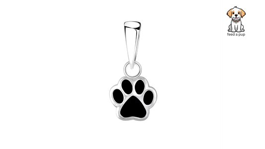 Paw Bond Enamel Pendant