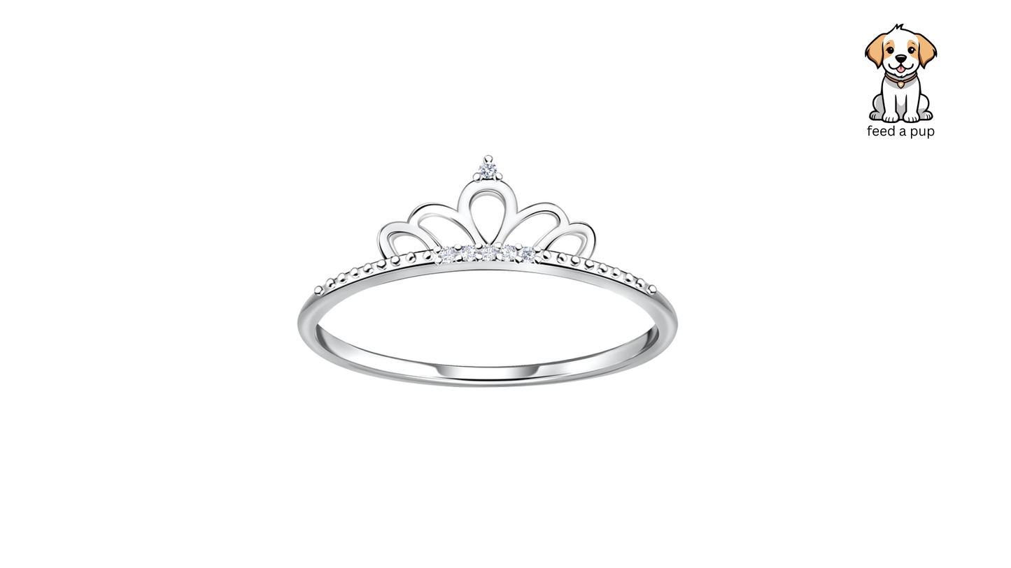 Royal Kindness Crown Ring
